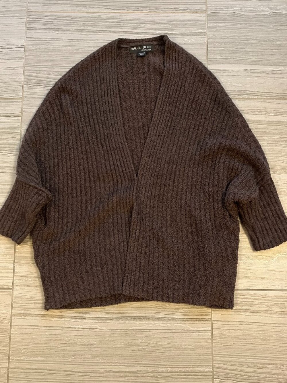 Barefoot dreams Cozychic Lite Ribbed shrug Cardi